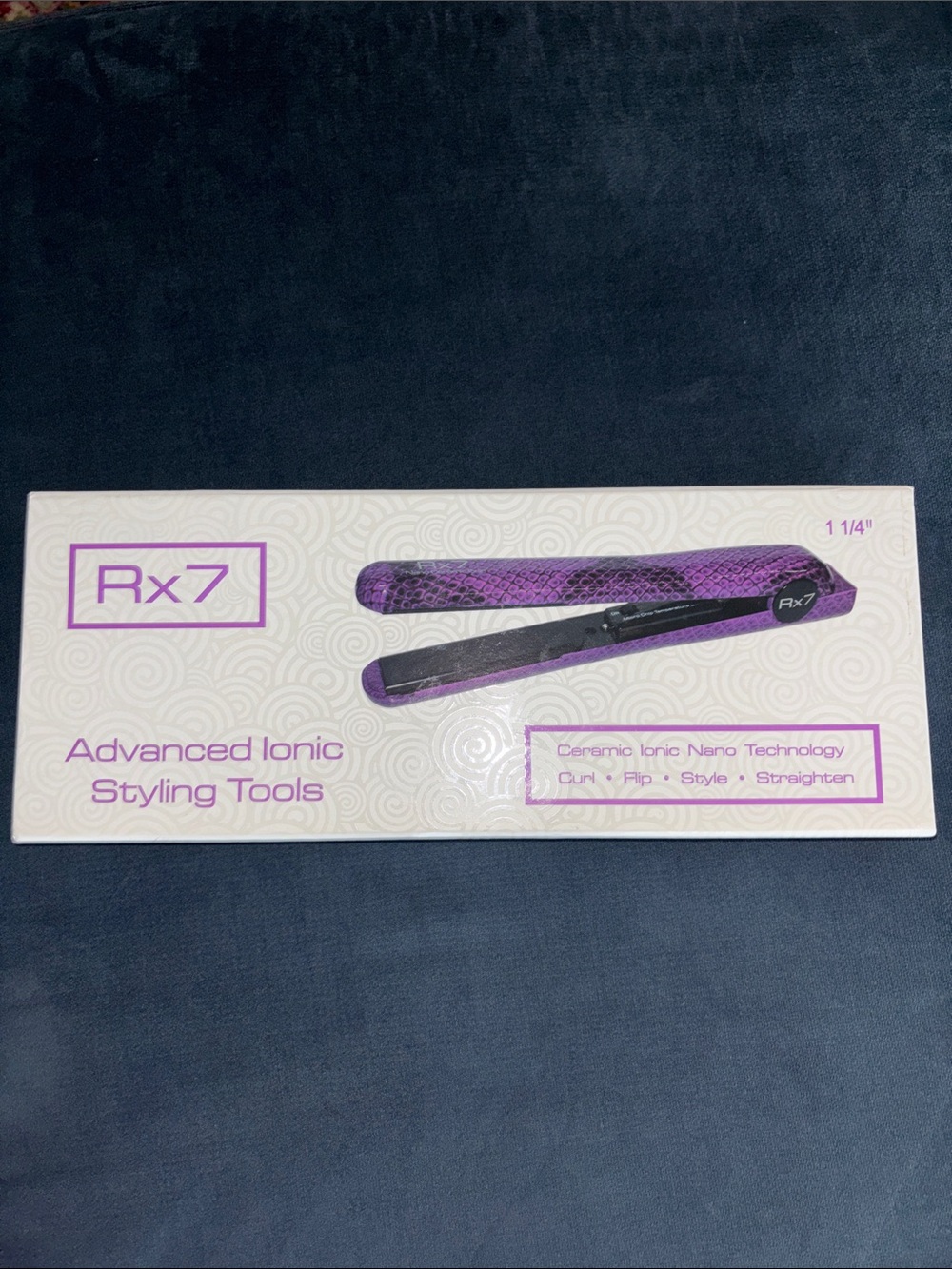 RX7 Ceramic Ionic Flat Curl Straight Iron